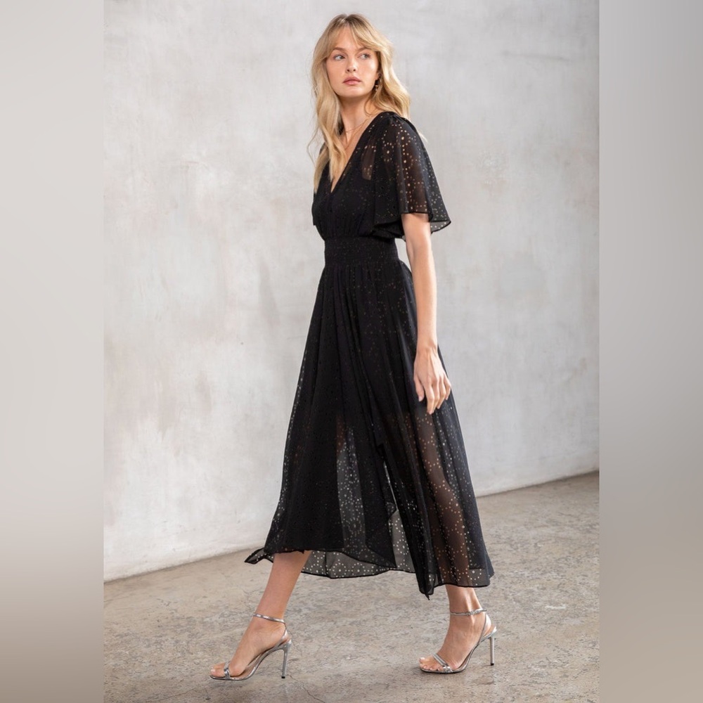 It's All Love Chiffon Maxi Dress